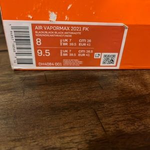 Nike Air VaporMax 2021 FL Black Anthracite